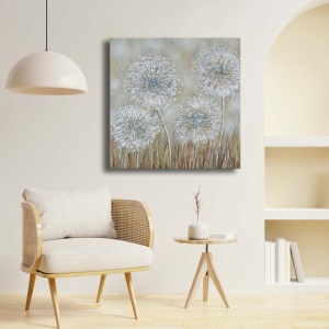 Tablou multicolor din fibre naturale 69x69 cm 6969softc-003 The Home Collection