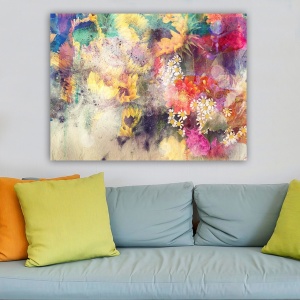 Tablou multicolor din fibre naturale 70x100 cm Mixed The Home Collection