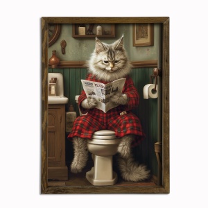 Tablou multicolor din lemn 35x47 cm AI015 The Home Collection