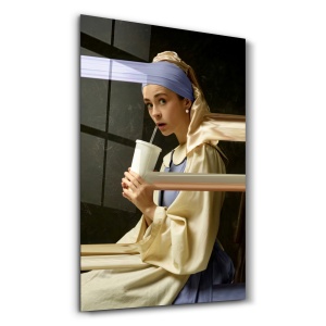 Tablou multicolor din sticla 46x72 cm CAM-1056 The Home Collection