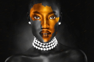 Tablou multicolor din sticla 80x120 cm Eva Ter Halle