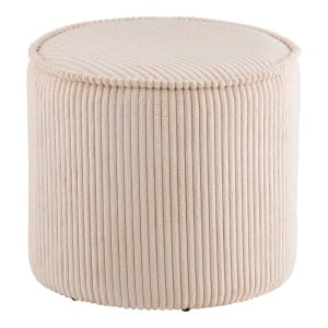 Taburet rotund bej din textil Taupo House Nordic