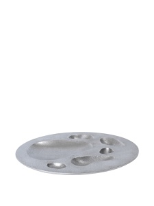Tava decorativa argintie din metal 32 cm Niche Ferm Living