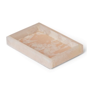 Tava dreptunghiulara bej perla din fibre naturale 10x15 cm Mist Ferm Living