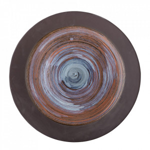 Tava rotunda albastra din ceramica 46 cm Maes Creative Collection