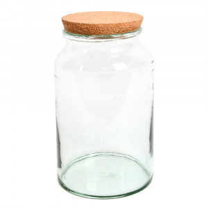 Terariu transparent din sticla Half M Esschert Design