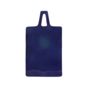 Tocator albastru cobalt din ceramica 17x30 cm Nemira HK Living