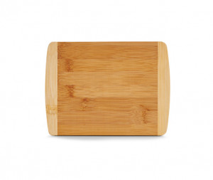 Tocator dreptunghiular maro din lemn 15x20 cm Two Colours Bamboo Zeller