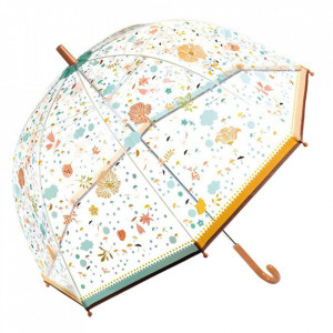 Umbrela multicolora din plastic Flowers Color Djeco