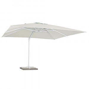 Umbrela soare alba/crem din fibre sintetice Eden XL Bizzotto