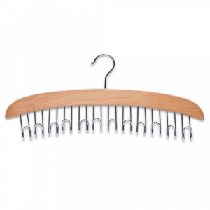 Umeras pentru curele maro/argintiu din lemn Bens Zeller