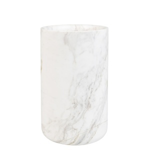 Vaza alba din marmura 25 cm Fajen White Zuiver