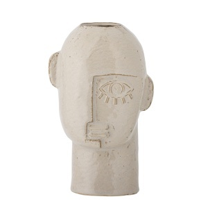 Vaza crem din ceramica 25 cm Lizzie Bloomingville
