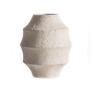 Vaza decorativa crem din ciment 38 cm Melman Vical Home