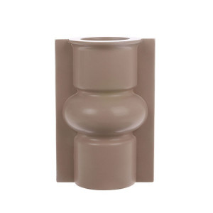 Vaza decorativa maro din ceramica 19 cm Mocha HKliving