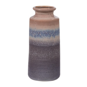 Vaza gri/albastra din ceramica 38 cm Deccenia Woood
