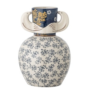 Vaza multicolora din ceramica 24 cm Hezha Bloomingville