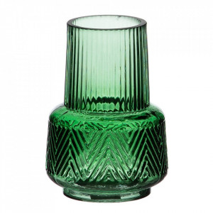 Vaza verde din sticla 17 cm Drive Denzzo