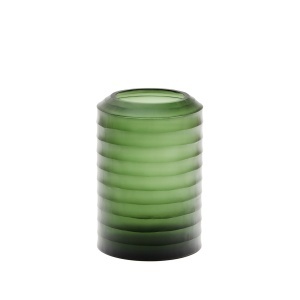 Vaza verde din sticla 26 cm Bunce Kave Home