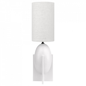 Veioza alba din ceramica 64 cm Ovo Versmissen