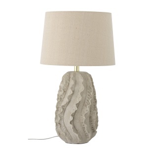 Veioza bej din ceramica 64 cm Natika Creative Collection