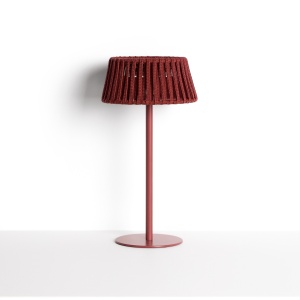 Veioza solara pentru exterior maro teracota din metal 30 cm Aldet Kave Home