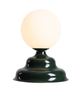 Veioza verde inchis/alba din metal 21 cm Fala Quiet Object