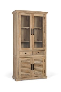 Vitrina maro din lemn 180 cm Venecia Giner y Colomer