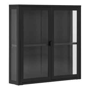 Vitrina neagra din metal 80 cm Brisbane Hanging House Nordic