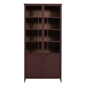 Vitrina rosu burgund din metal 203 cm Exhibit XL 2 Woood