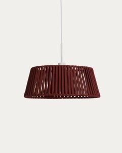 Abajur pentru exterior maro teracota din metal Aldet Kave Home