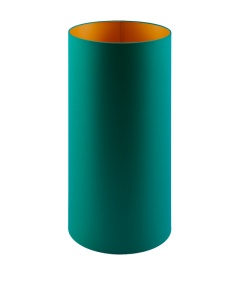 Abajur verde inchis din fibre sintetice Soft Canvas S Pols Potten