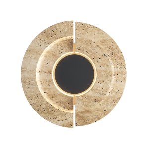 Aplica bej/neagra din metal Daylight Maytoni