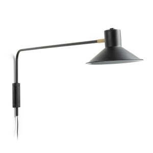 Aplica neagra din metal Aria Kave Home