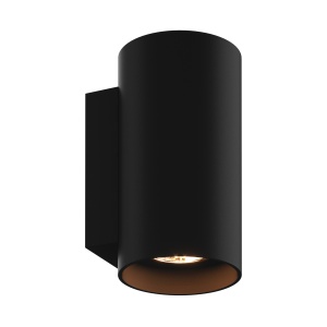 Aplica neagra din metal cu 2 becuri Sandy Zuma Line