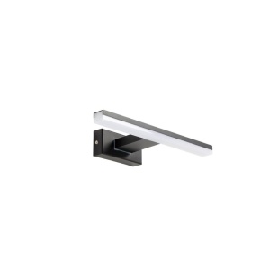 Aplica neagra din metal cu LED Vissia Kave Home