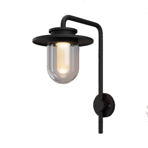Aplica pentru exterior neagra din metal Cottage Maytoni