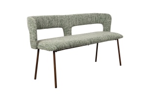 Banca verde din textil 148 cm Chelsea Quiet Object