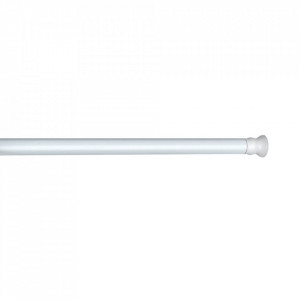 Bara telescopica pentru perdea dus alba din metal 185 cm Rod Maxi Wenko