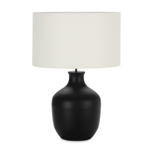 Baza pentru veioza din metal negru 47 cm Matt Thai Natura