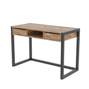 Birou maro/negru din metal 55x105 cm Ogene The Home Collection