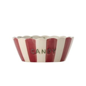 Bol multicolor din ceramica 17 cm Chip Candy Red Bloomingville