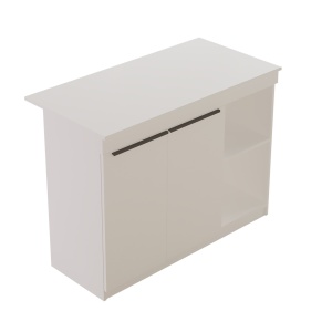 Bufet inferior alb 120 cm Mira The Home Collection