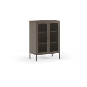 Bufet inferior maro mocha din metal 70 cm Fayna The Home Collection