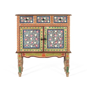 Bufet inferior multicolor din lemn 90 cm Floral Giner y Colomer