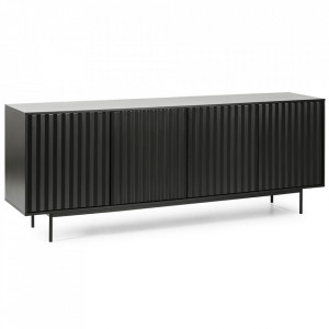 Bufet inferior negru din metal 211 cm Sierra Teulat