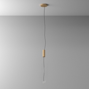 Cablu si pavilion auriu din metal Zon Universal Maytoni