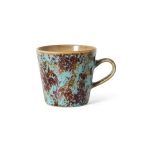 Cana multicolora din ceramica 270 ml 70s Americano Patina HKliving