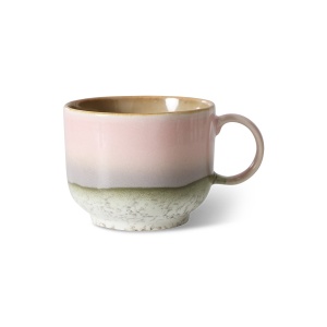 Cana multicolora din ceramica 425 ml 70s Muse HKliving