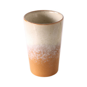 Cana pentru ceai crem/maro din ceramica 475 ml Bonnie HK Living